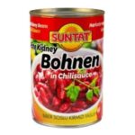 Suntat Biber Soslu Kirmizi Fasulye/Rote Kidneybohnen in Chilisauce 12x425ml
