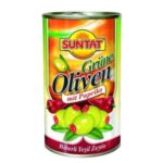 Suntat Biberli Yesil Zeytin 12x350ml