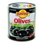Suntat Siyah Zeytin Az Tuzlu Cekirdekli 12x800g