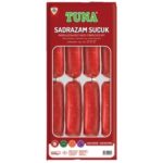 TUNA Sadrazam Sucuk (extra acili/scharf) Knoblauchwurst 10x 1kg
