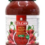 Gülcan Biber Salca Aci Paprikamark Scharf Pet 4x4300g