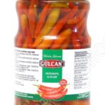 Gülcan tursu Yakan Kirmizi Peperoni Scharf Rot Glas 12x720cc