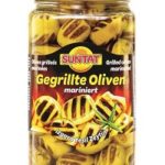 Suntat Izgara Yesil Zeytin Cam 12x750g