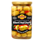Suntat Biberli Yesil Zeytin/Grüne Oliven mit Paprika 850ml Dose