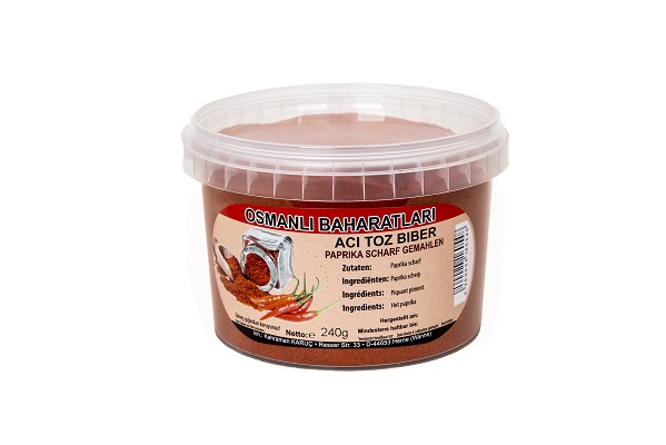 Osmanli Aci Toz Biber/ Paprika Scharf 12x240g – Bild 1