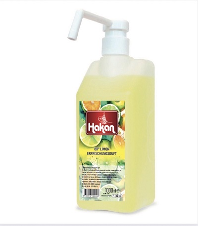 Hakan Kolonya Pet Pompali Limon 12x1Lt – Bild 1