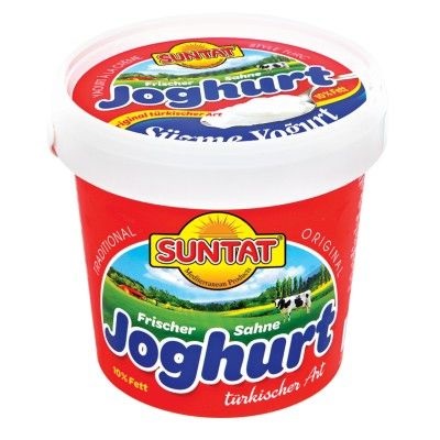 Suntat Süzme Yogurt 10% 1Kg – Bild 1
