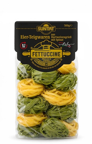 Suntat Lüks Fettuccine Ispanak-Yumurtali Makarna 12x500g – Bild 1