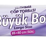 New City Cöp Torbasi 50 L [Büyük] [65~80 ] Mavi x50  T-148