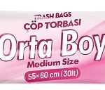 New City Cöp torbasi 30 L 15 li [Orta] [55~60] Mavi x50  T-147