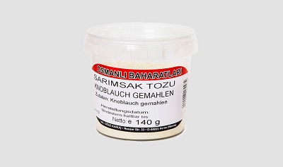 Osmanli Sarimsak Toz/ Knoblauch Gemahlen 12x140g – Bild 1