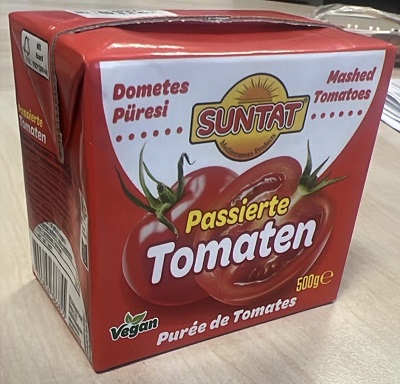 Suntat Passierte Tomaten- Domates Püresi 12x500g – Bild 1