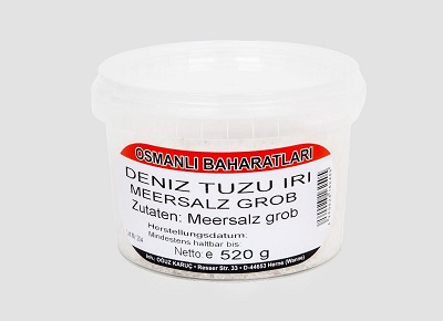 Osmanli Deniz Tuzu Iri / Meersalz Grob 12x520 – Bild 1