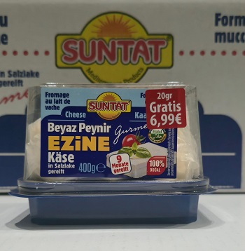 Suntat Ezine Peyniri 12x400g 48% Schale – Bild 1