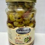 Cobanoglu Cevizli ve Kuru Domatesli Yesil Zeytin 6x1700g