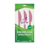 New City Dreams Lüks Renkli Bicak 6 li x60  P-554