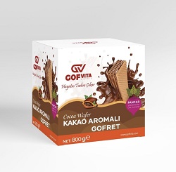 Gofvita Kakao Aromali Gofret 8x800g – Bild 1