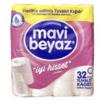Mavi Beyaz Tuvalet Kagidi 3x32 li