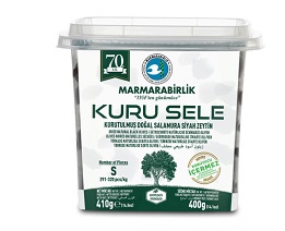 Marmarabirlik Kuru Sele (S) (291-320) Zeytin Pet 12x400gr – Bild 1